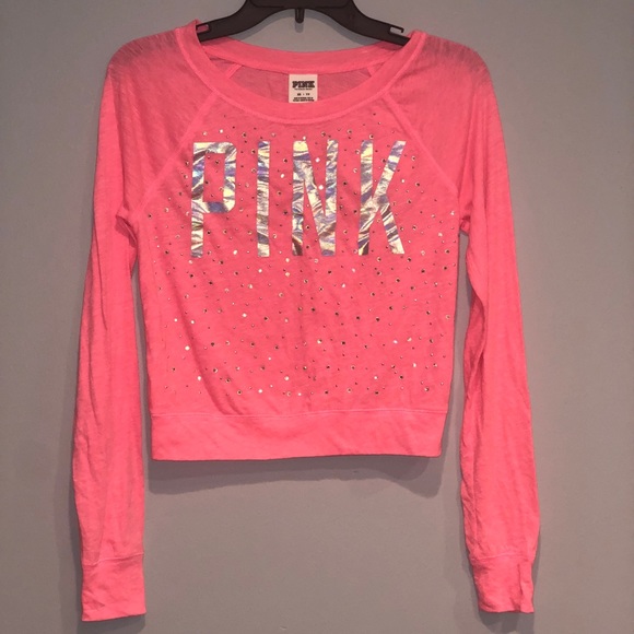 T-shirt Ajusté Rose Tendre À Manches Courtes Et Imprimé Cerise
